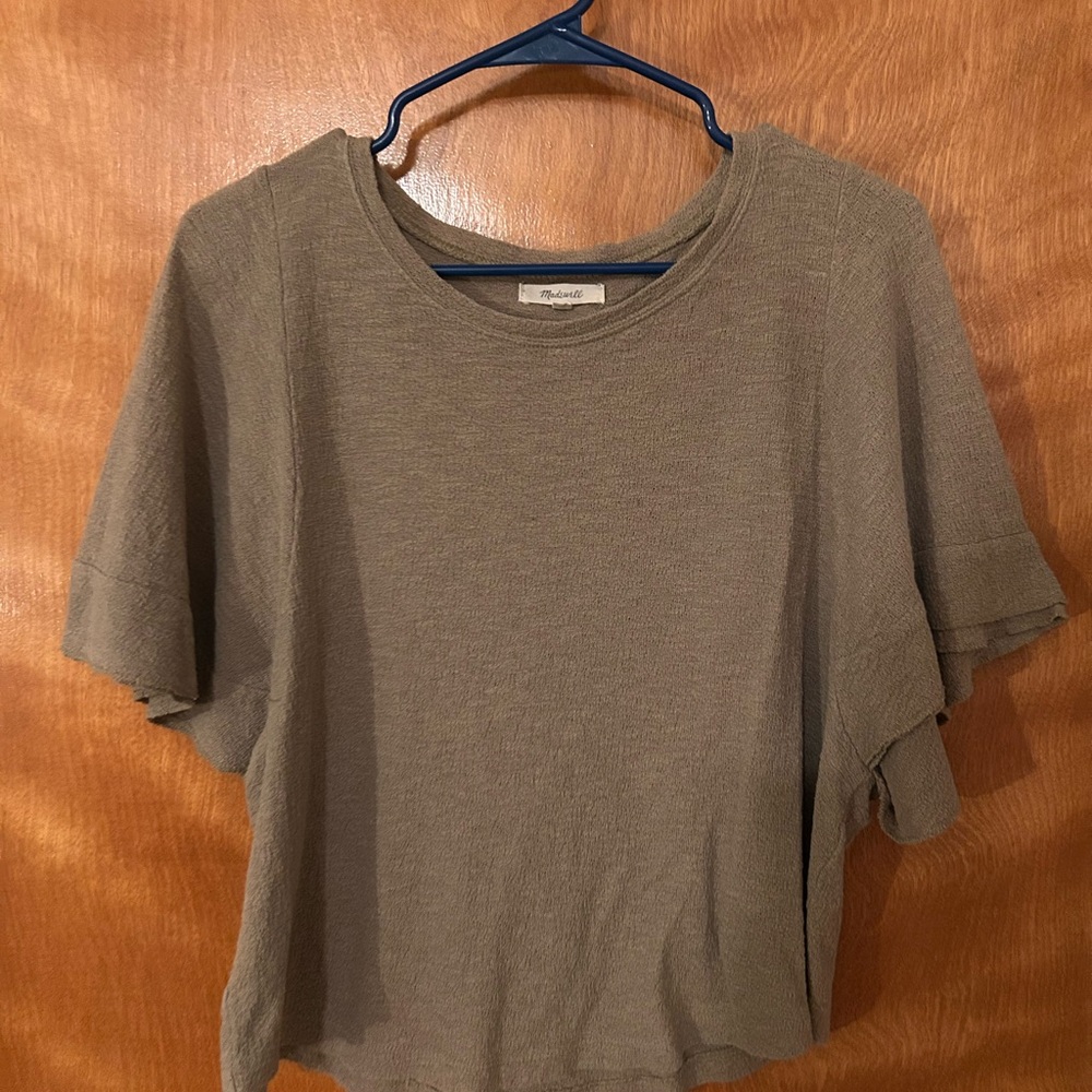 Madewell Green Boxy Short Sleeve T-Shirt